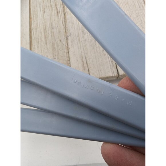 Measuring Spoons Set of 4 Country Blue 1 TBSP 1 Tsp 1/2 Tsp 1/4 Tsp - Picture 4 of 4